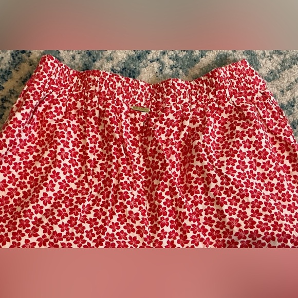 Billabong Red & White Flowered Shorts - Picture 5 of 7